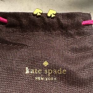Kate Spade Yellow Spade Earring